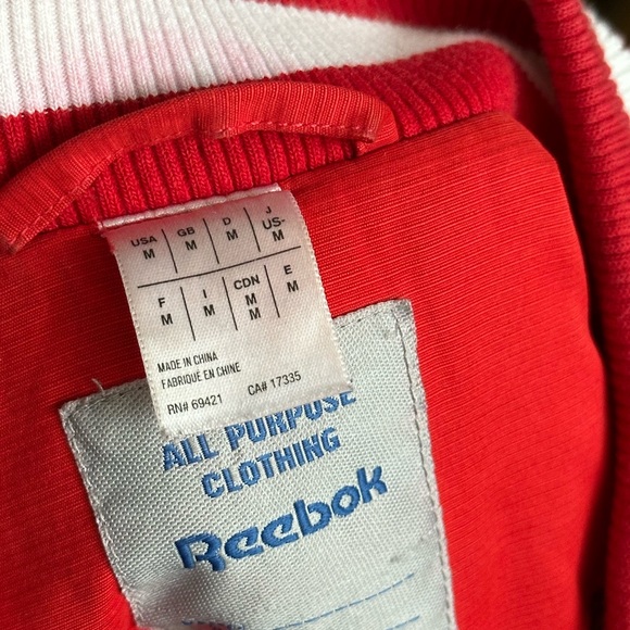 Reebok Varsity Bomber Jacket Medium - Picture 5 of 5